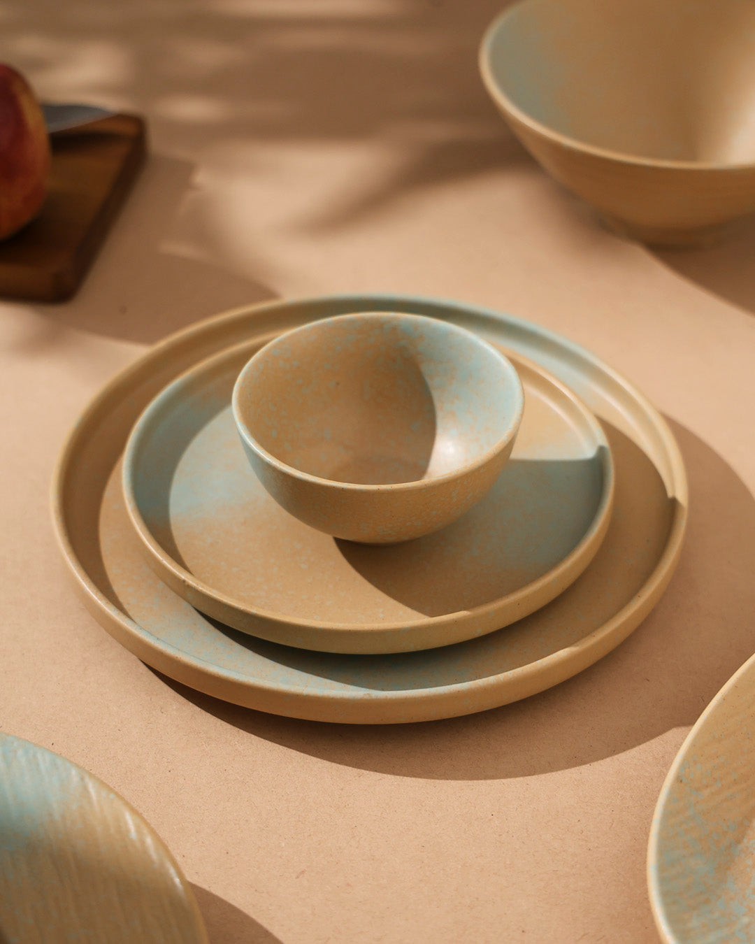 Golden Drift Matte Bowl