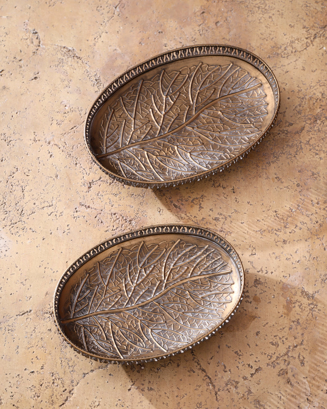 Vintage Birch Leaf Serving Tray - Small
