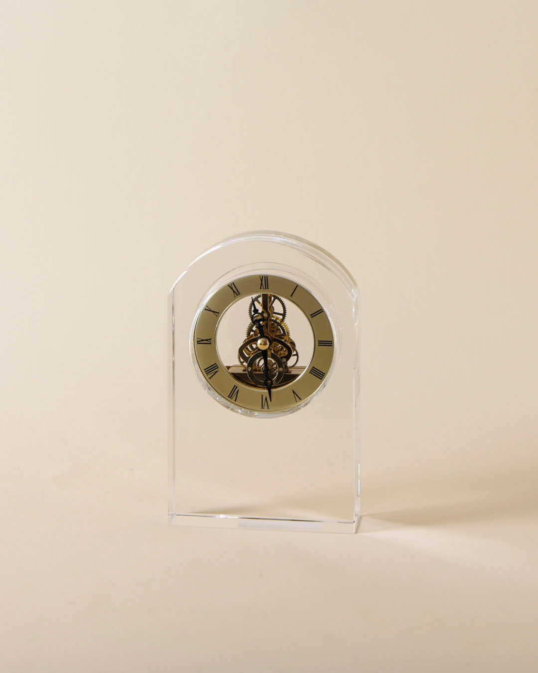 Crystal Arch Desk Clock