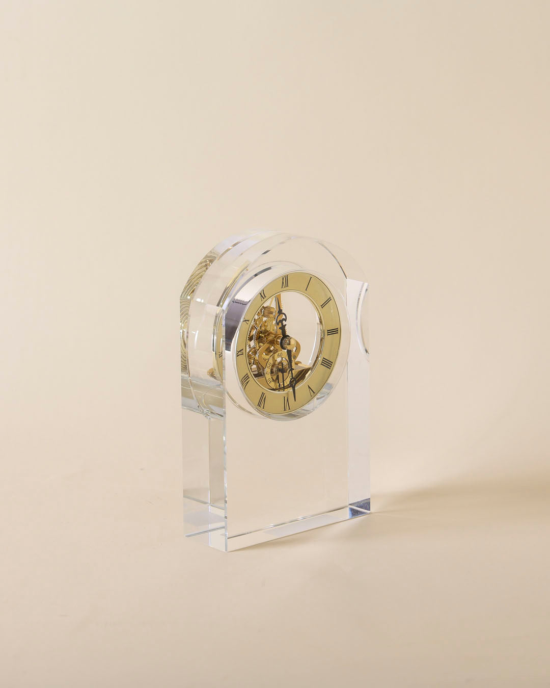 Crystal Arch Desk Clock