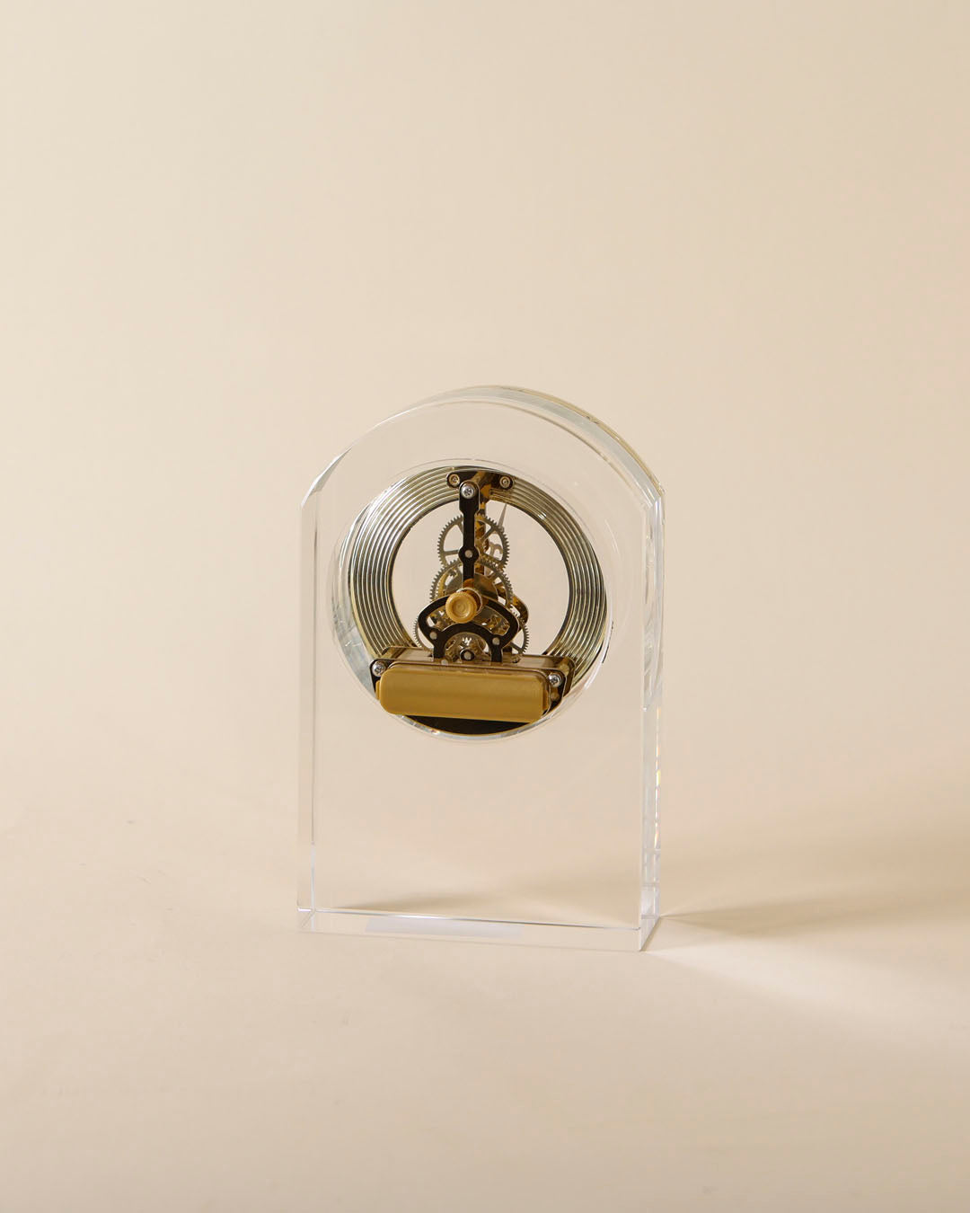 Crystal Arch Desk Clock