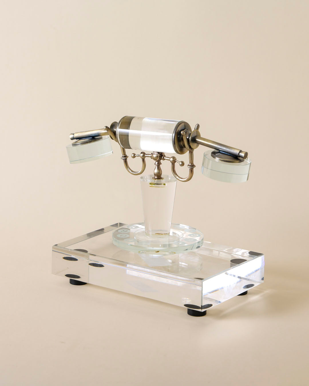 Crystal Antique Telephone Decorative Accent