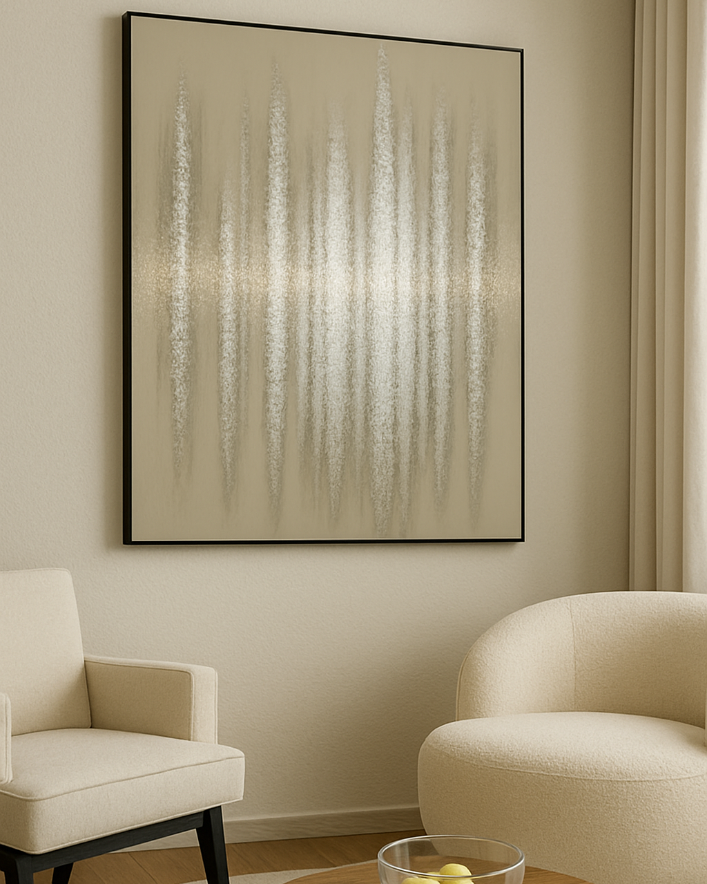 Echo Drift 3D Abstract Oil Painting