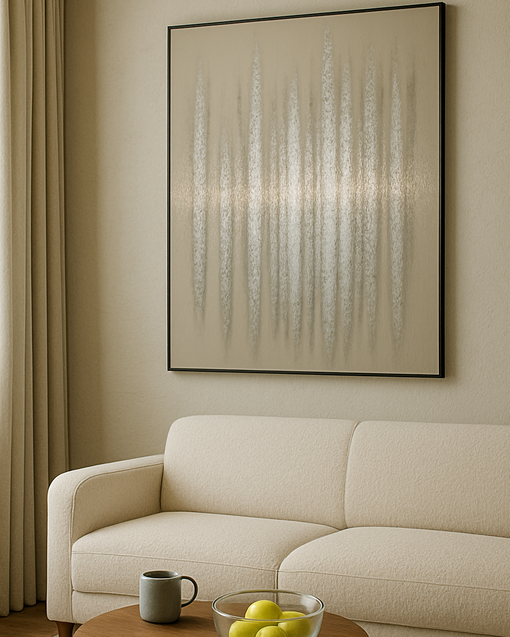 Echo Drift 3D Abstract Oil Painting
