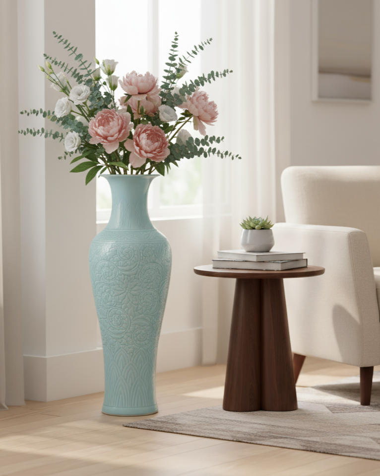 Celadon Tall Vase 96 cm