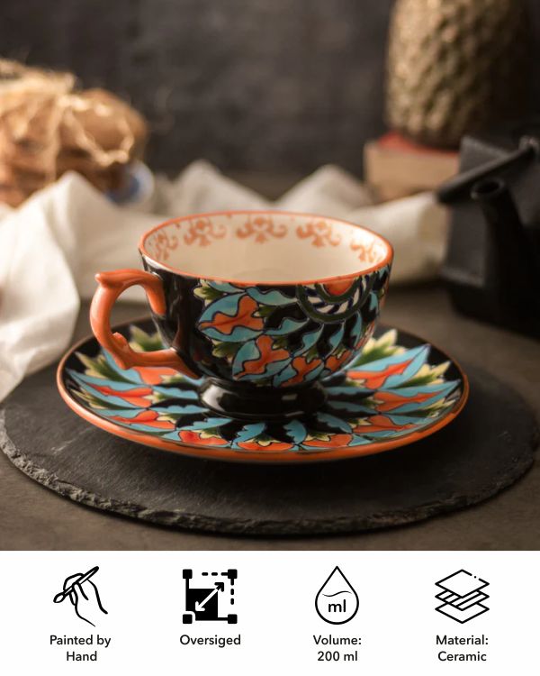 Tavira Teacup and Saucer - The Decor Kart