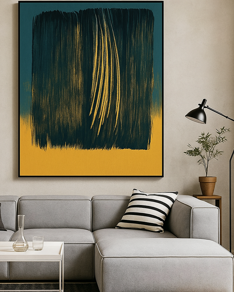 Brushfire 3D Abstract Oil Painting