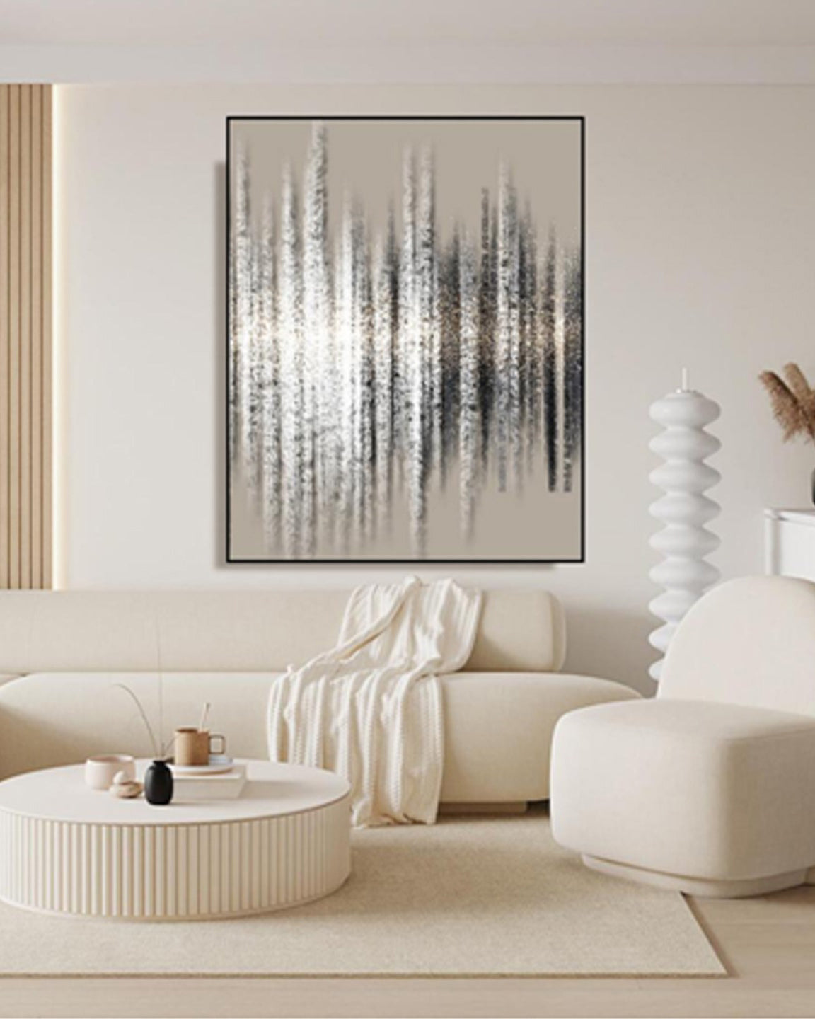Echo Drift 3D Abstract Oil Painting