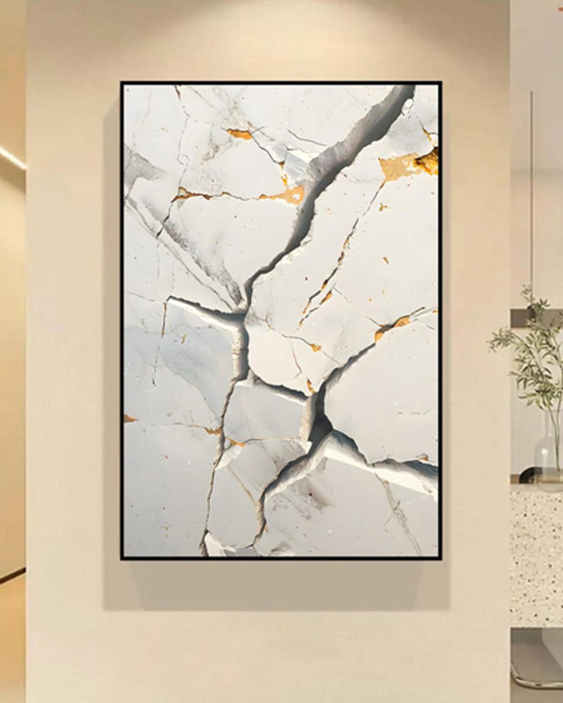 Echoes in Earth 3D Abstract Oil Painting