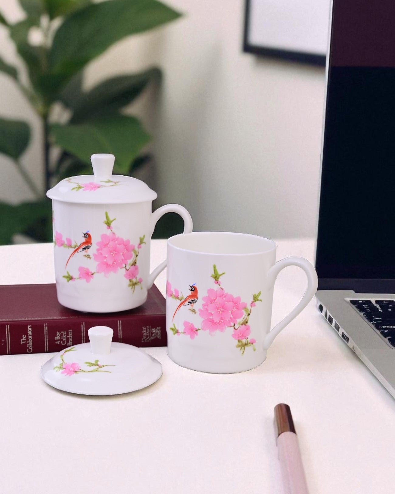 'Blossom Bird' Fine Porcelain Mug