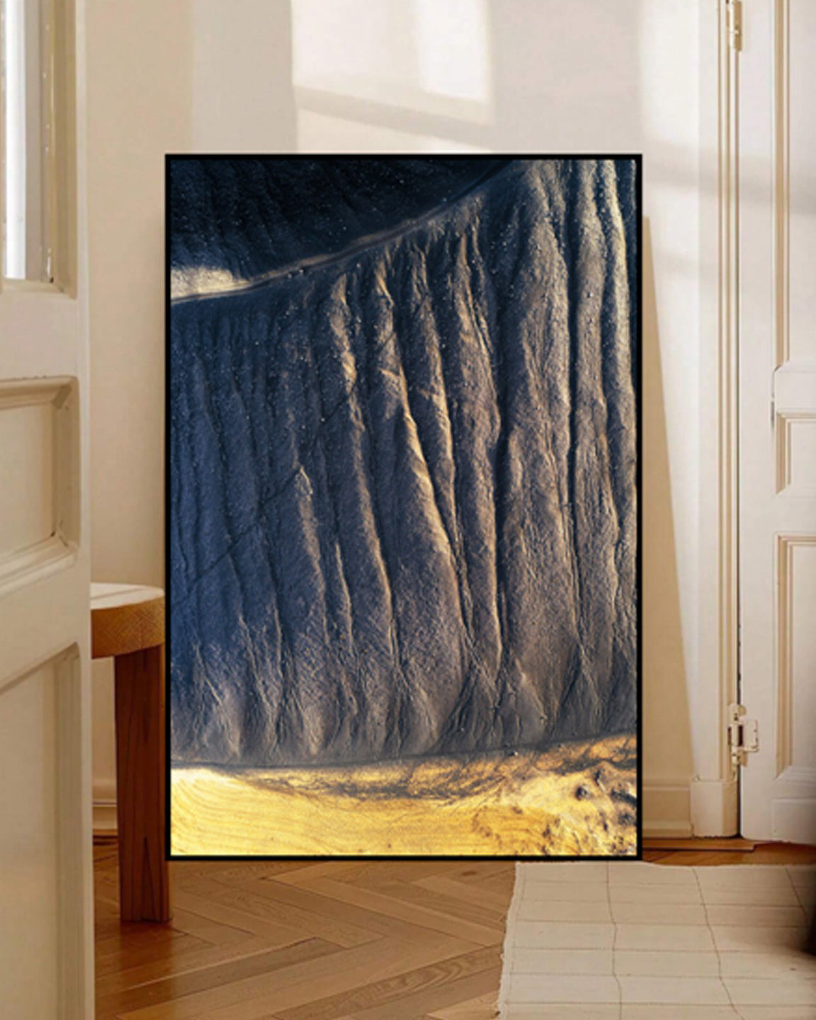 Aerial View Texture 3D Abstract Oil Painting