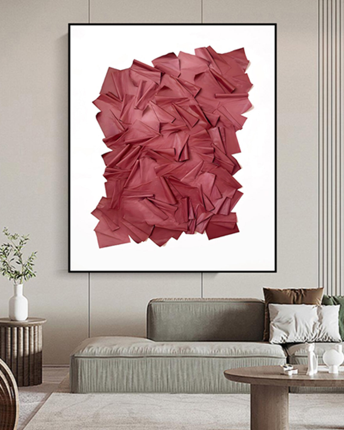 Pattern Drift 3D Abstract Oil Painting