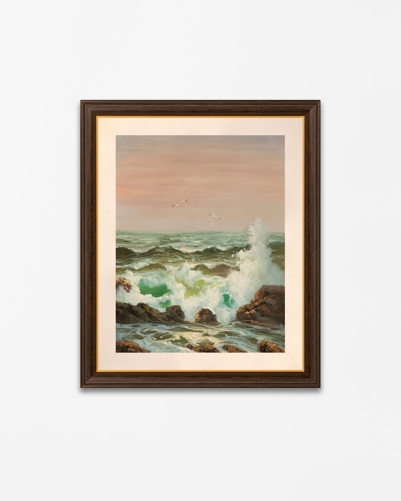 "Ocean Waves" Handmade Oil Painting 20"x24" - The Decor Kart