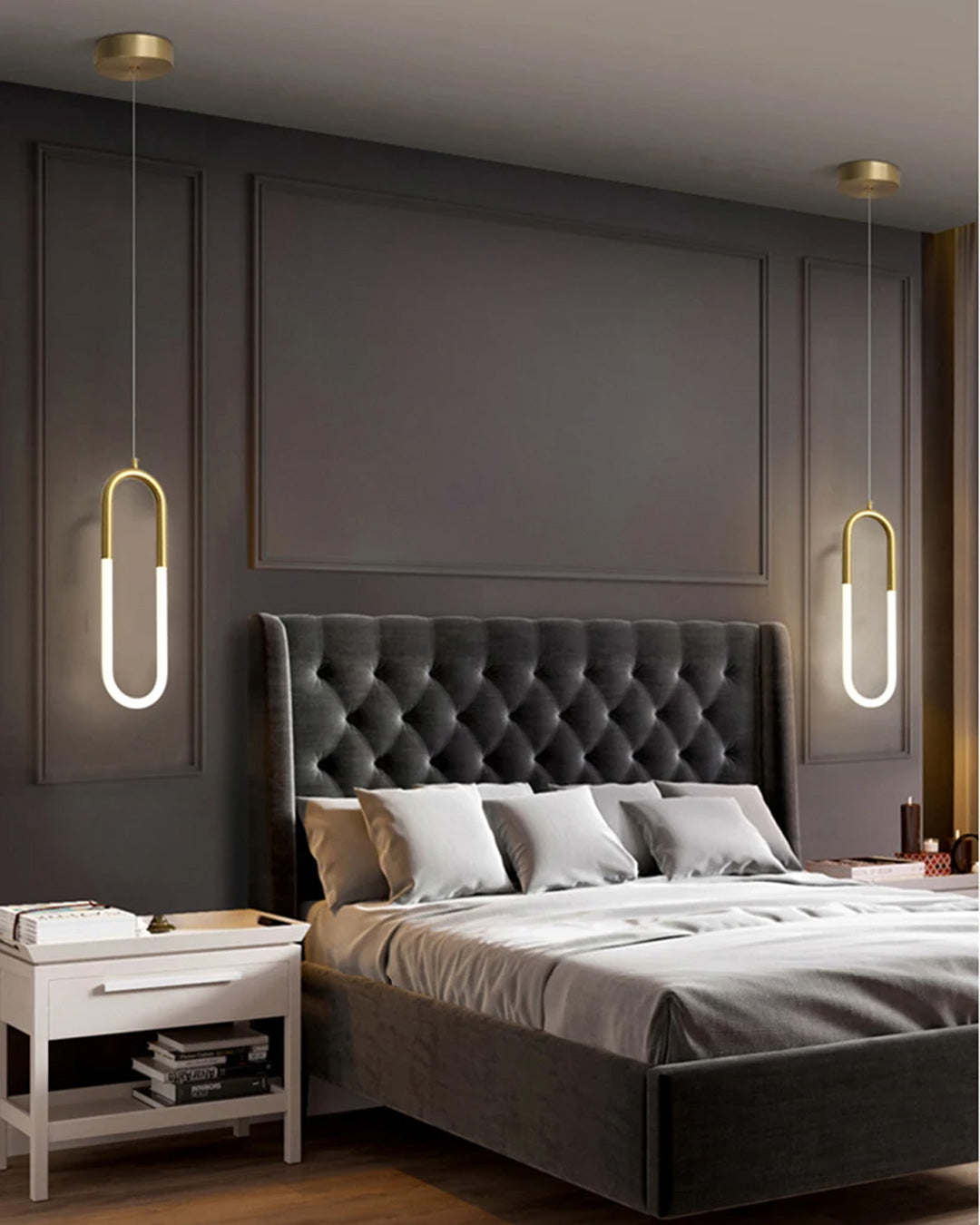 Modern Oval LED Pendant Light