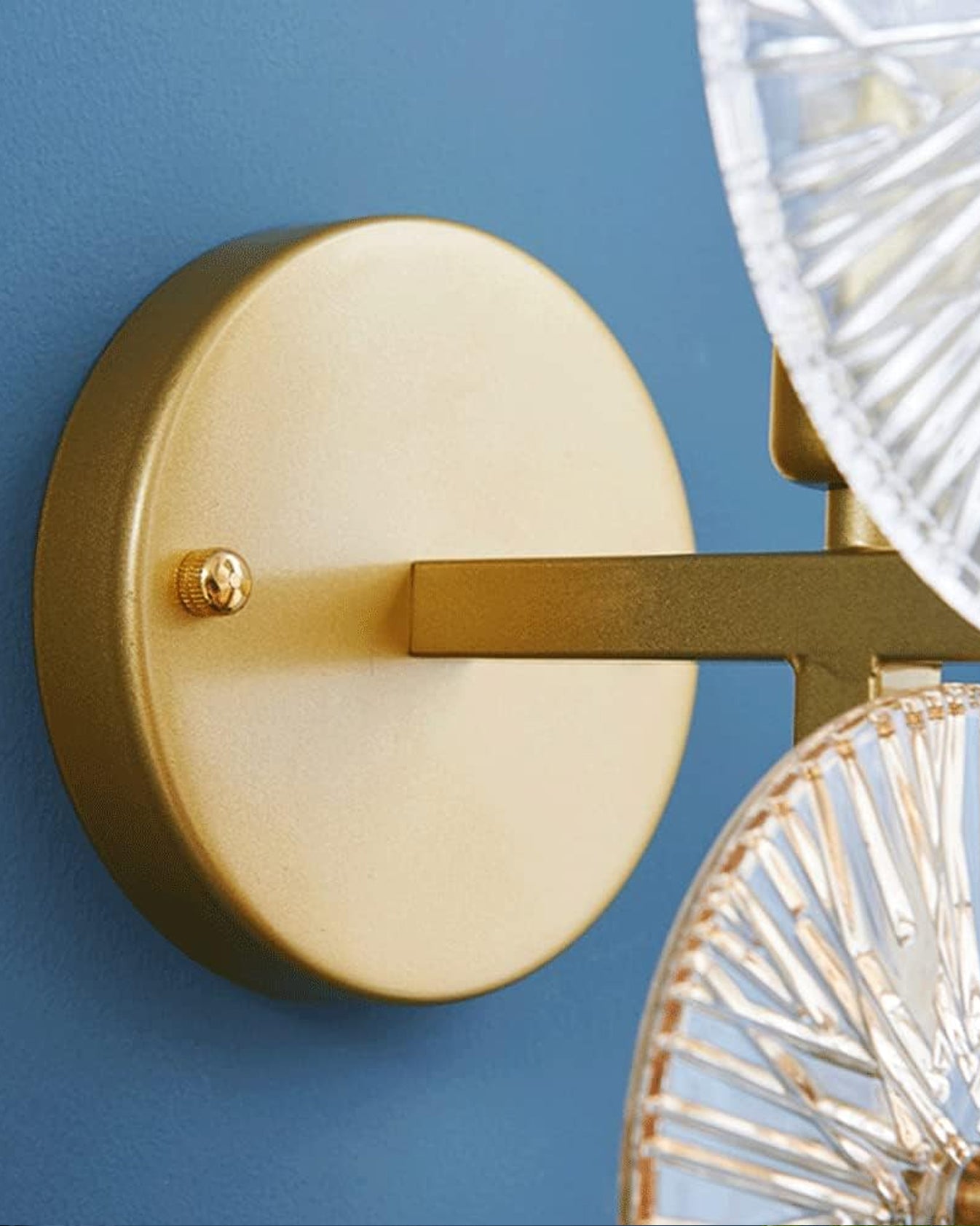 Golden Aura Sunburst Wall Light