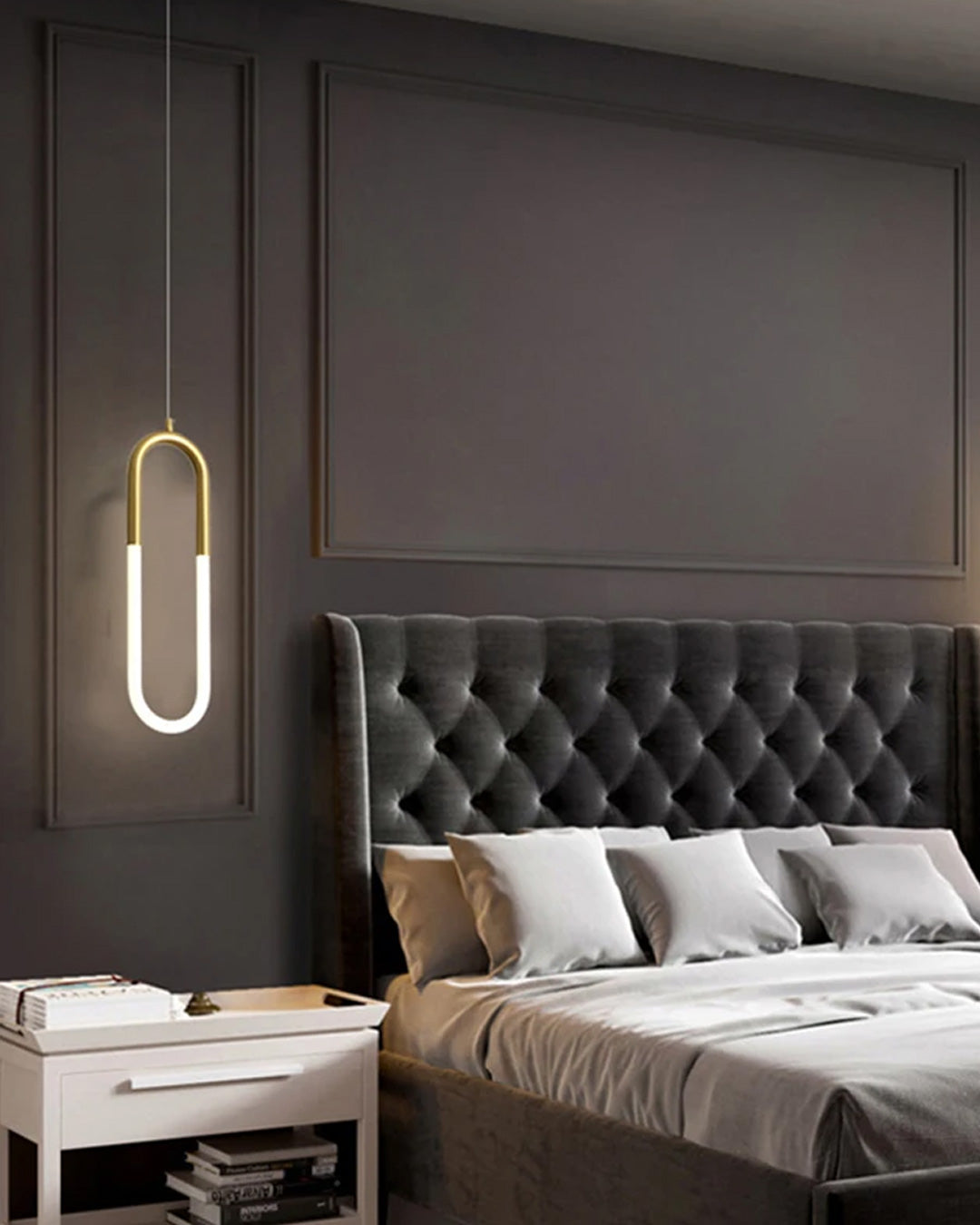 Modern Oval LED Pendant Light