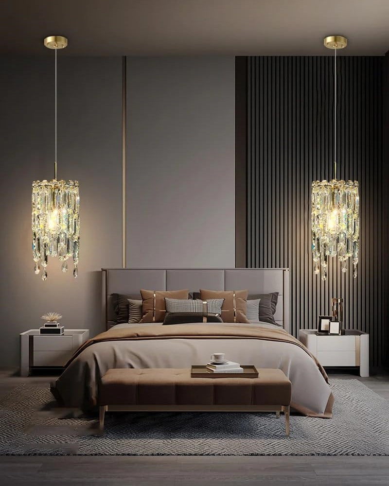 Crystal Rainfall Pendant Light