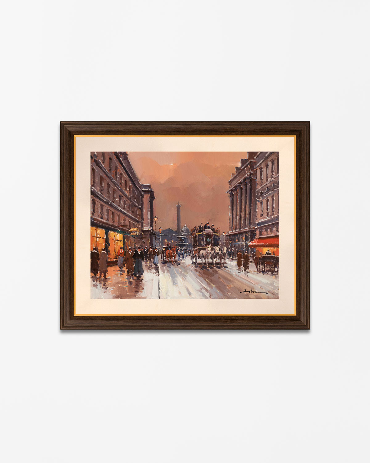 'A Parisian Evening' Handmade Oil Painting 20"x24" - The Decor Kart