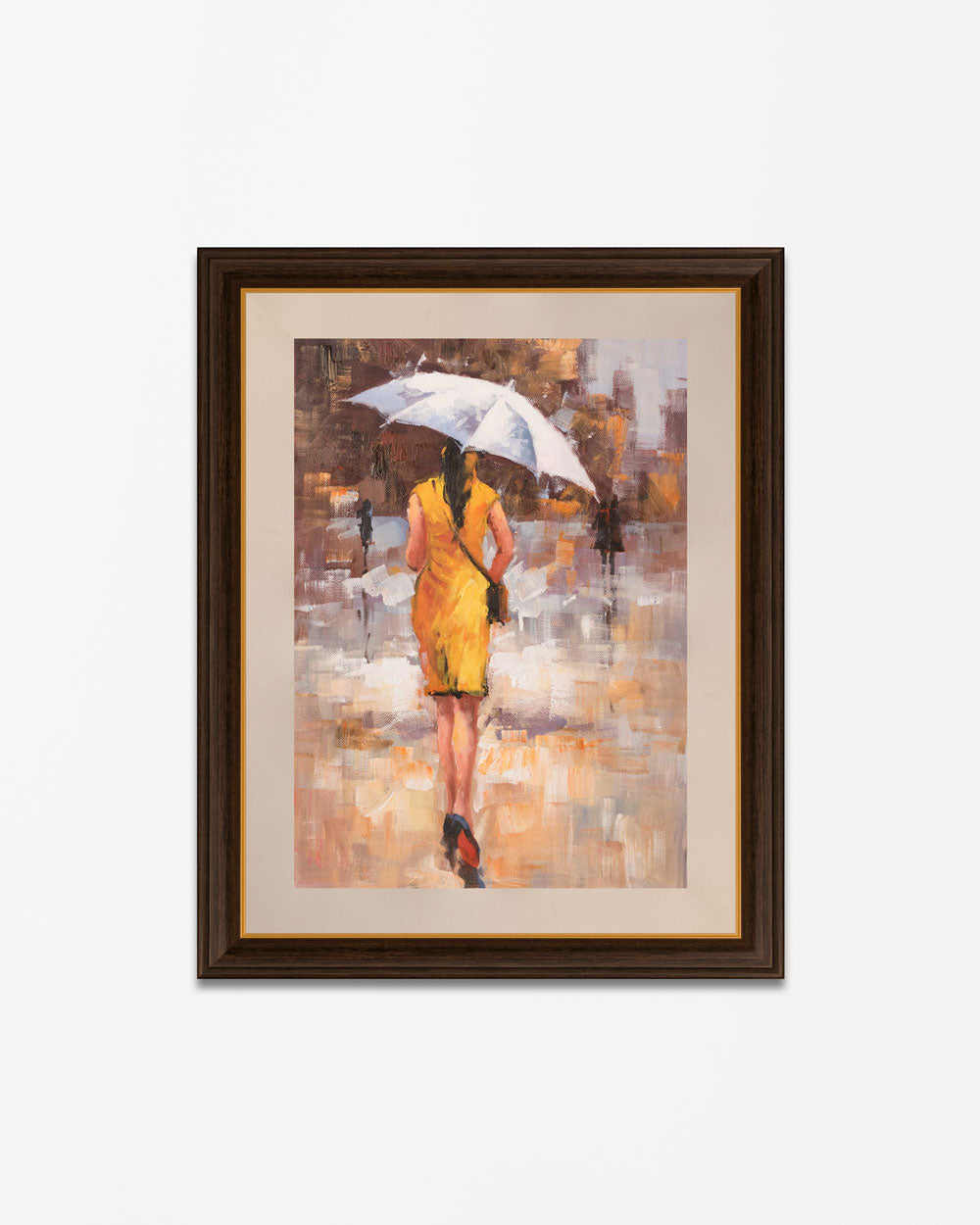 'The Lone Walk' Handmade Oil Painting 24"x 36" - The Decor Kart