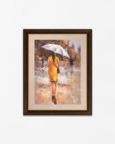 'The Lone Walk' Handmade Oil Painting 24"x 36" - The Decor Kart