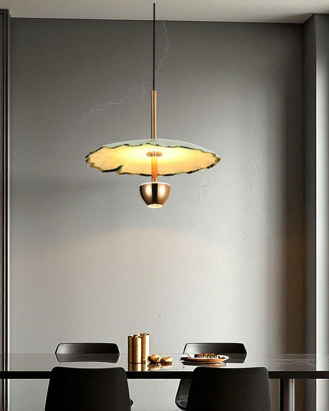 Lotus Halo Pendant Light - White
