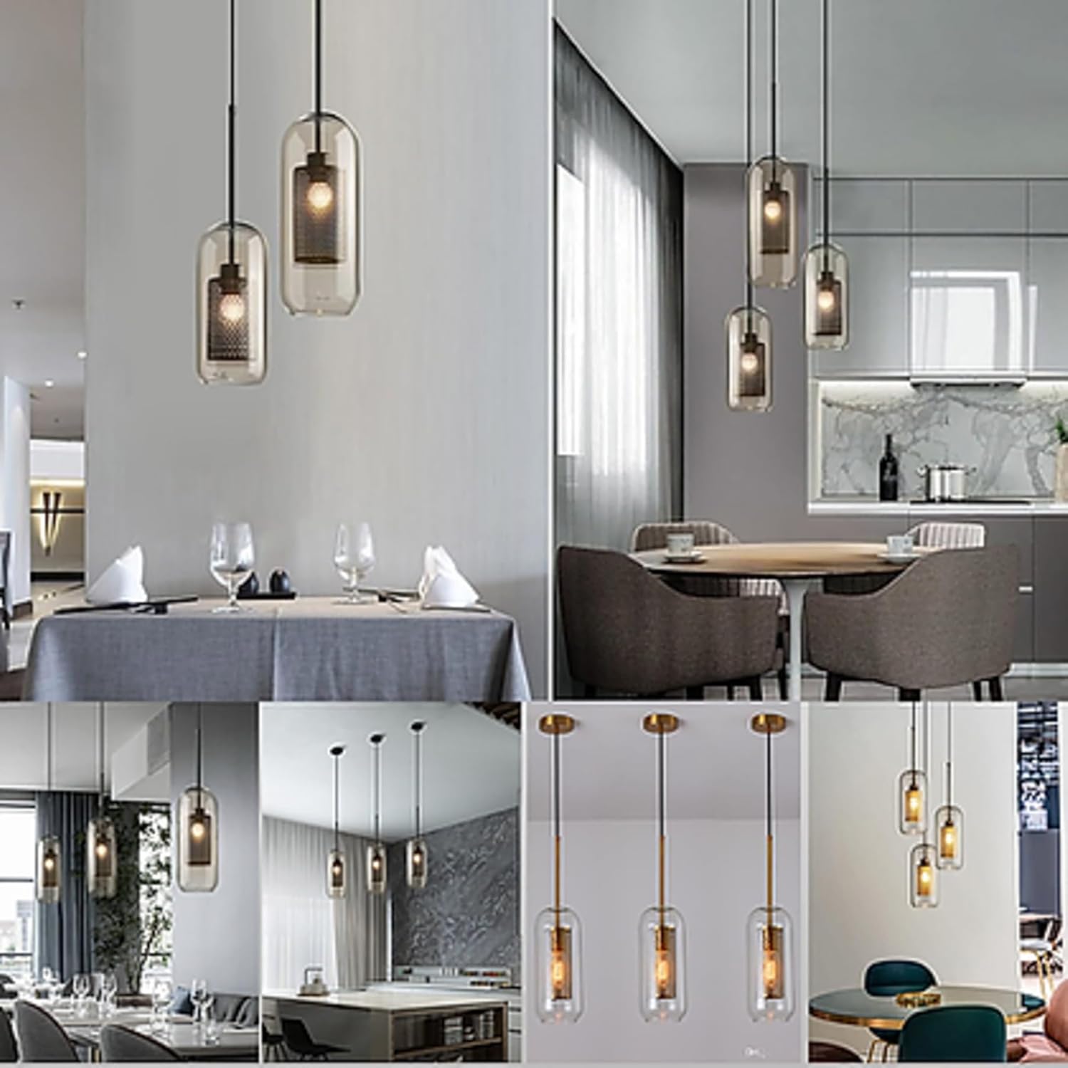 Lumen Mesh Pendant Light - Smoke