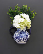 Rendezvous with Blue - Wall Mounted Planter Kettle