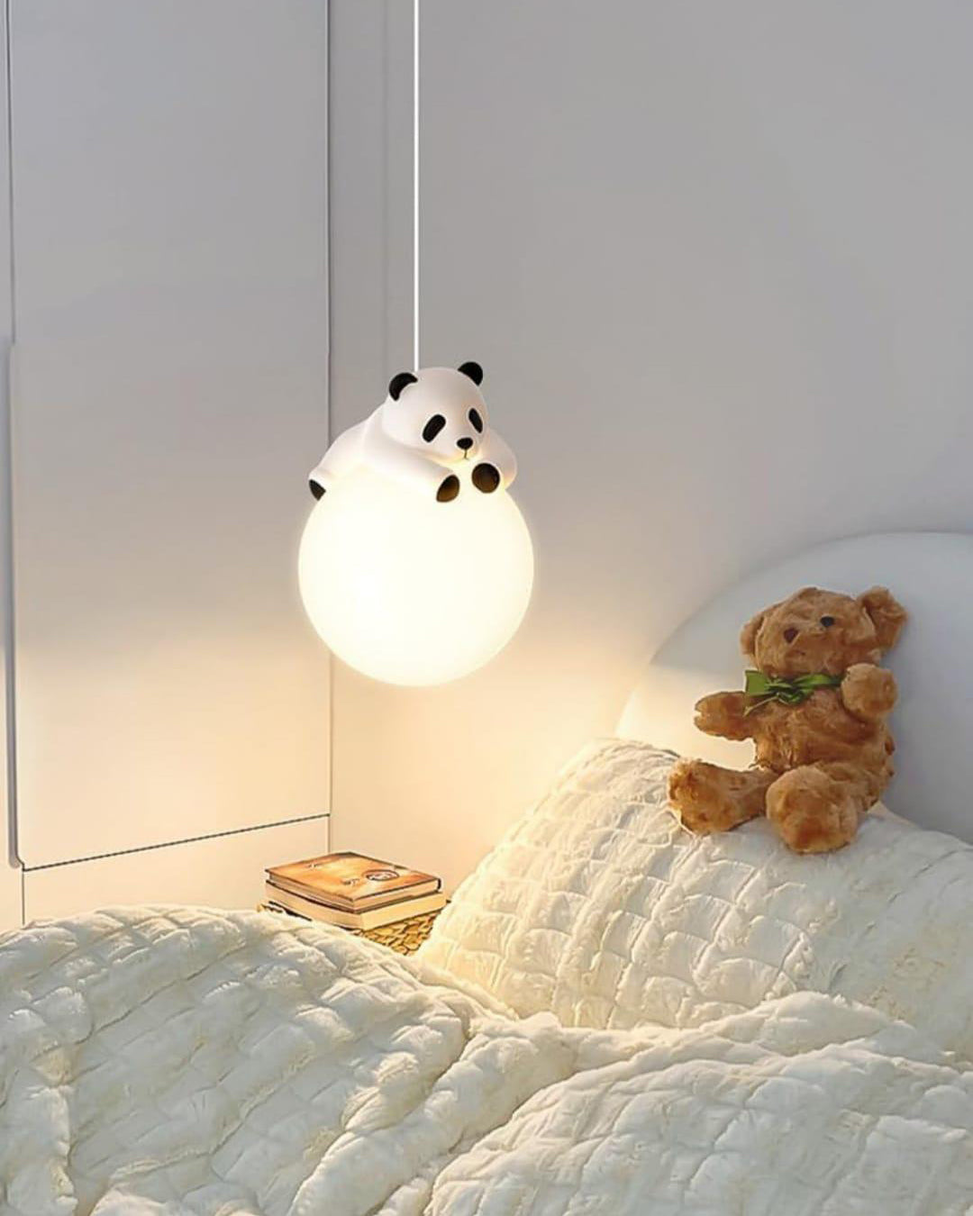 Panda Glow Hanging Pendant Light