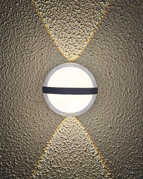 Modern Disc Up-Down Outdoor Wall Light