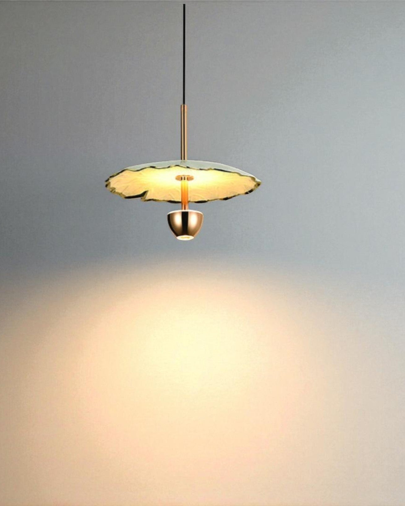 Lotus Halo Pendant Light - White