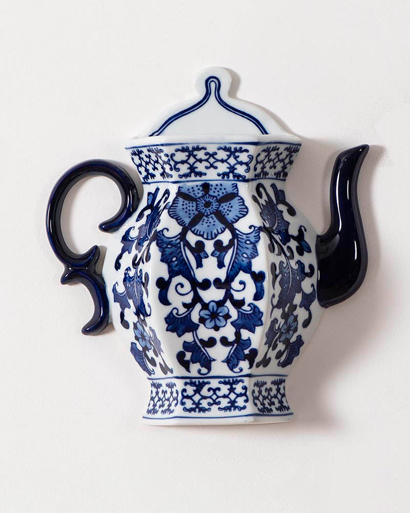 Rendezvous with Blue - Wall Mounted Planter Kettle