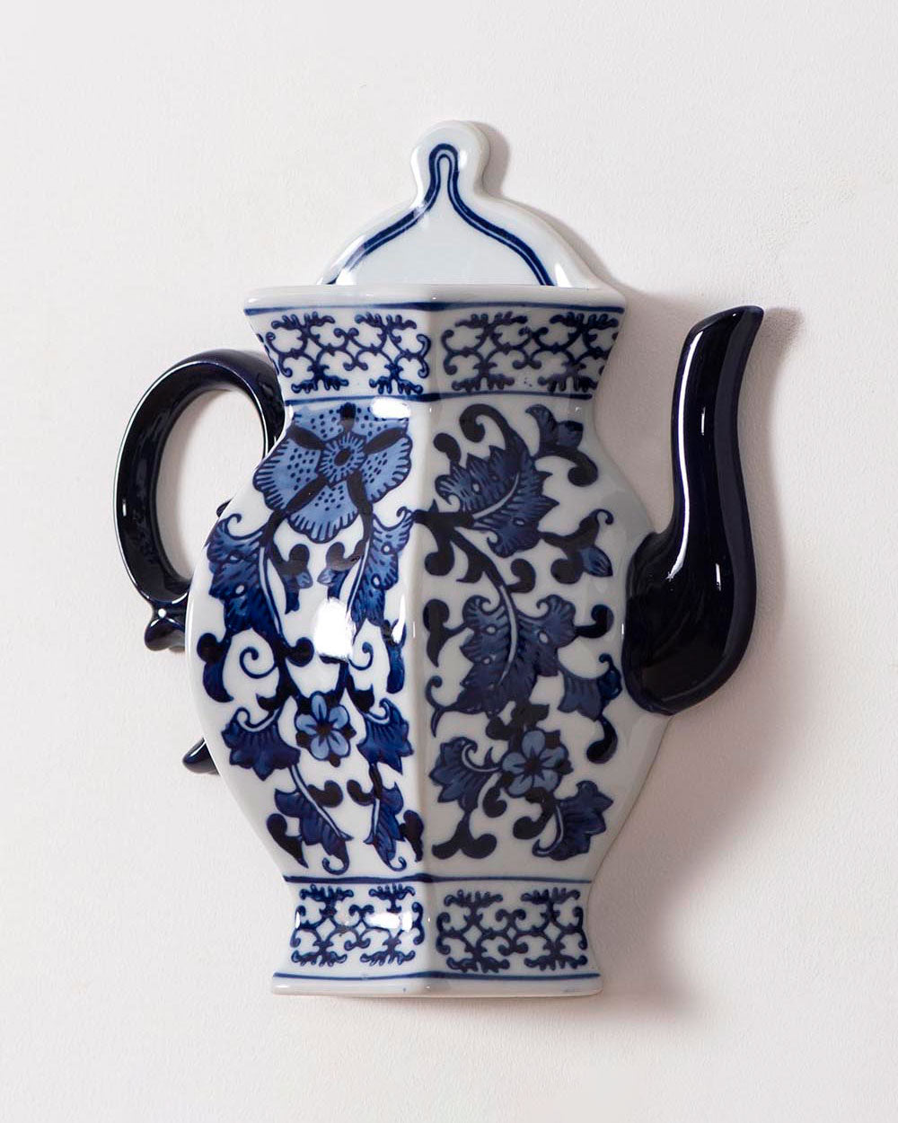 Rendezvous with Blue - Wall Mounted Planter Kettle