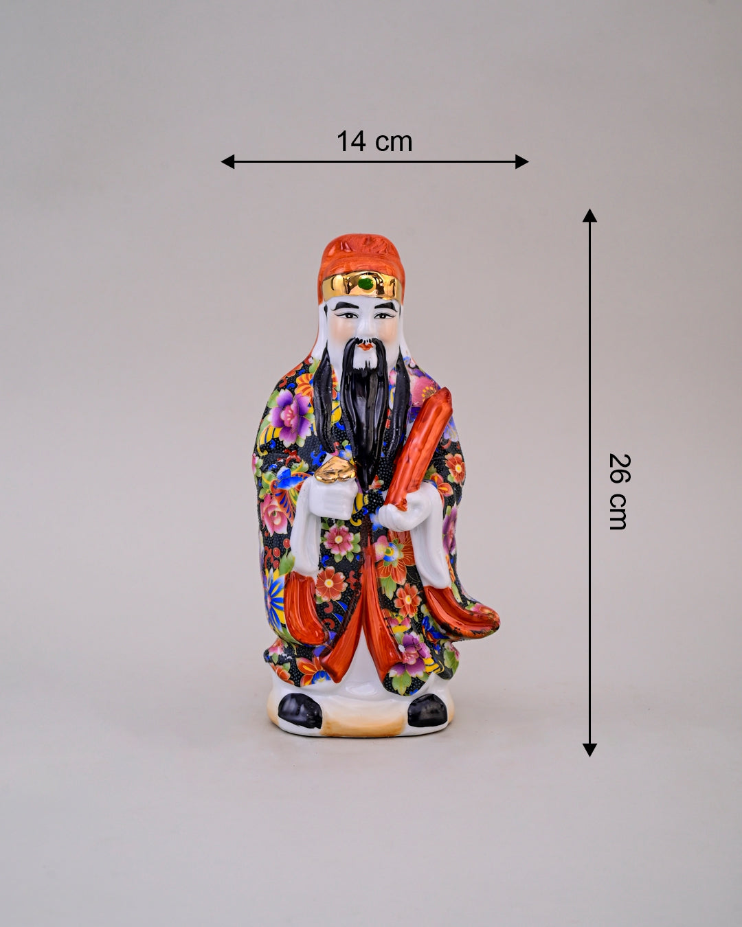'The Three Star Gods' Porcelain Sculptures, Set of 3 - Small