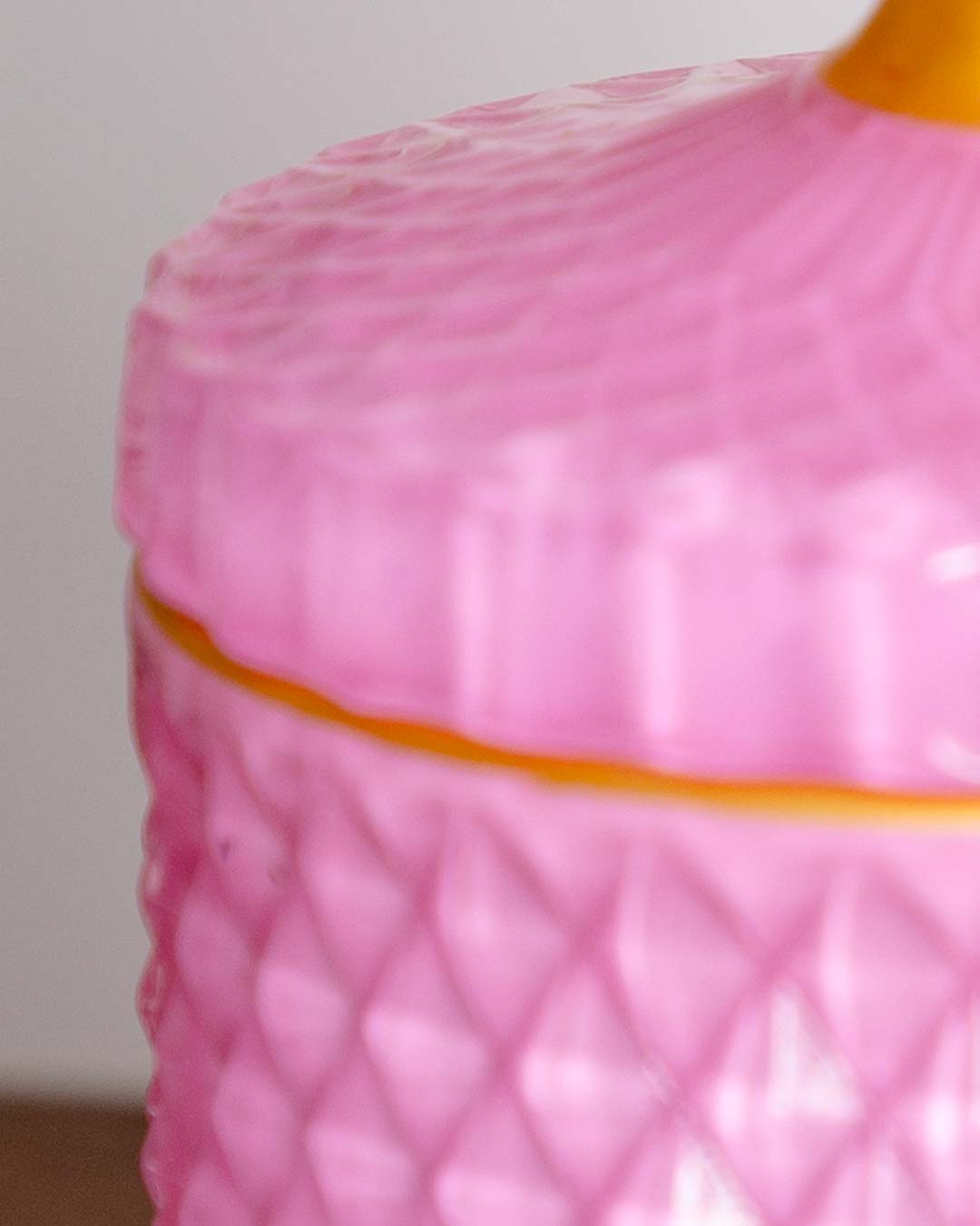 Diamond Candy Buffet Jar - Pink - The Decor Kart