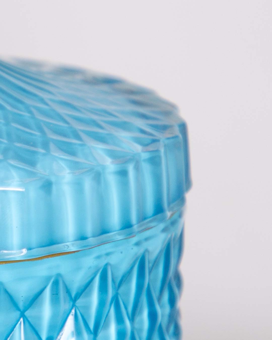 Diamond Candy Buffet Jar - Blue - The Decor Kart