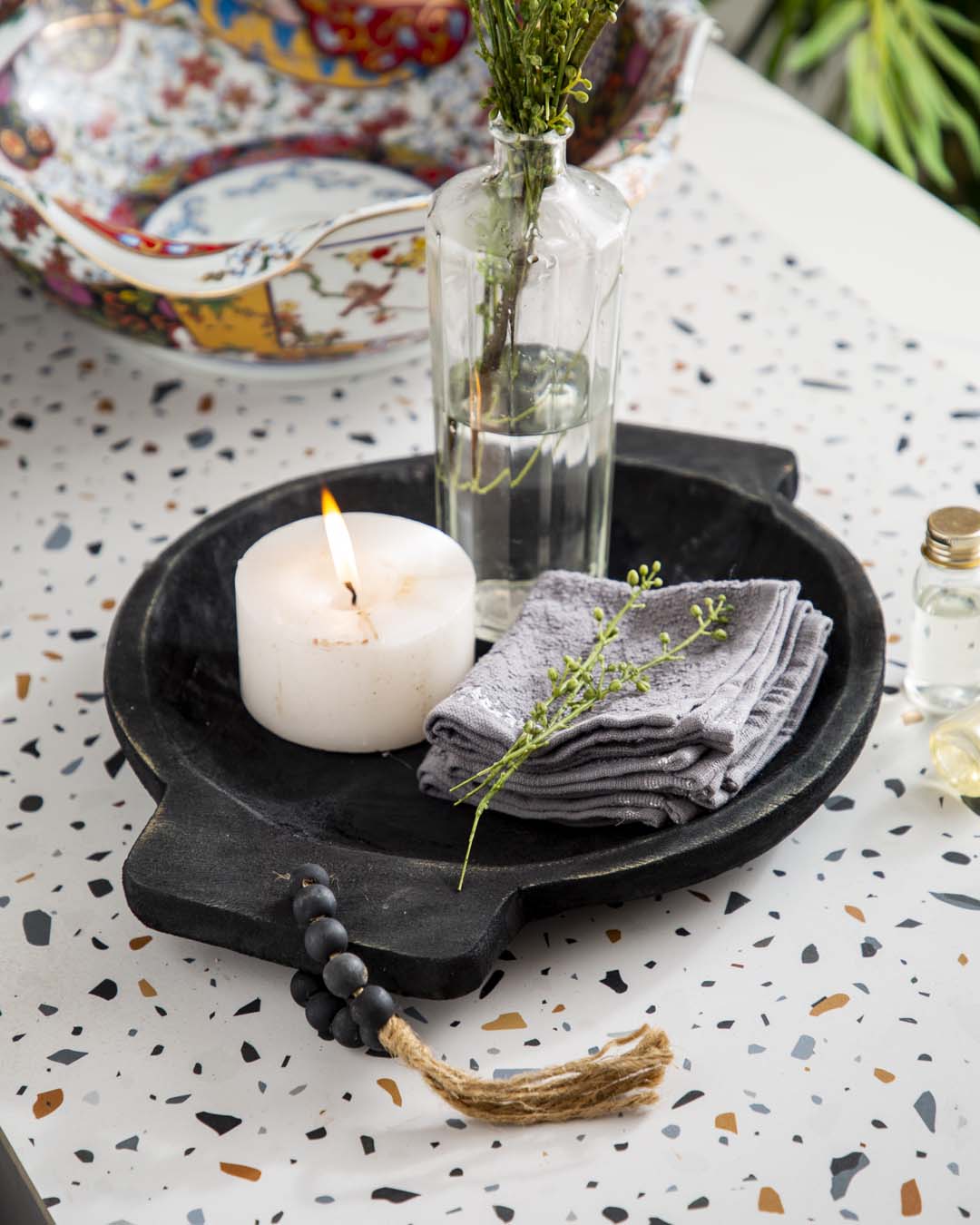 Handcrafted Hanlin Wooden Tray
