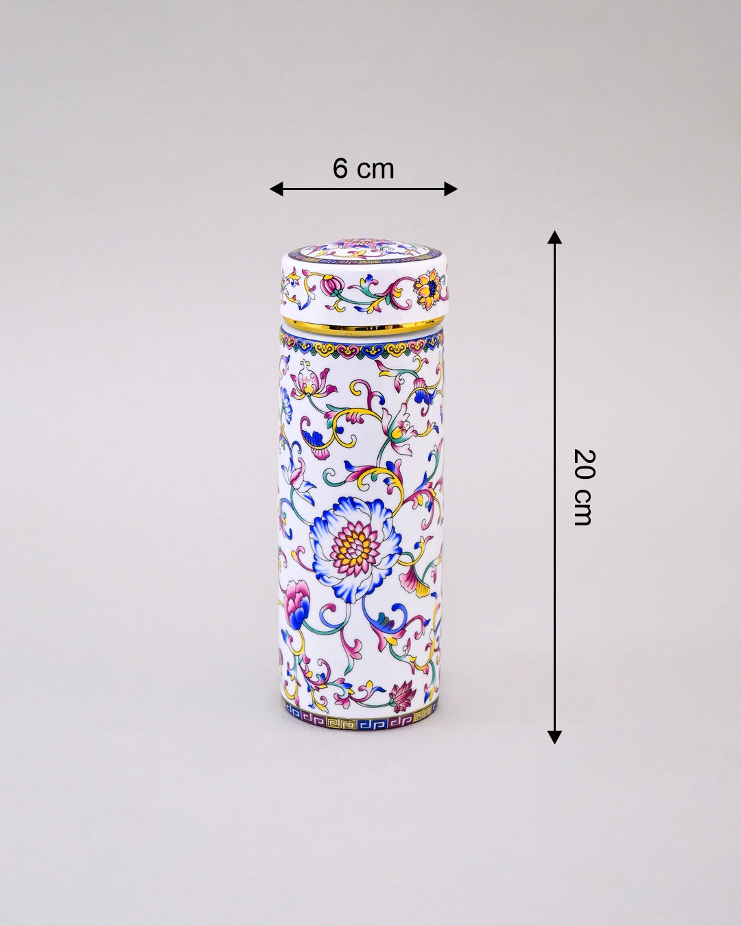 Ceramic Travel Flask - White
