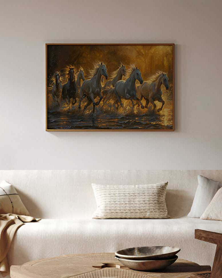 Surya Sankraman' Twilight energy and determination Vastu Wall Art Print- 24" x 36"