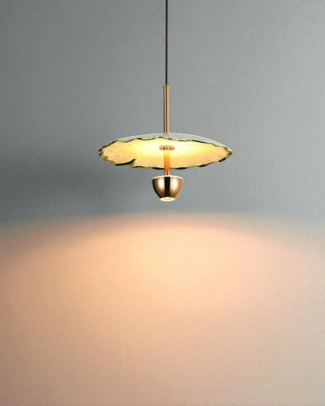 Lotus Halo Pendant Light - White
