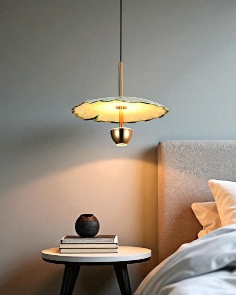 Lotus Halo Pendant Light - White