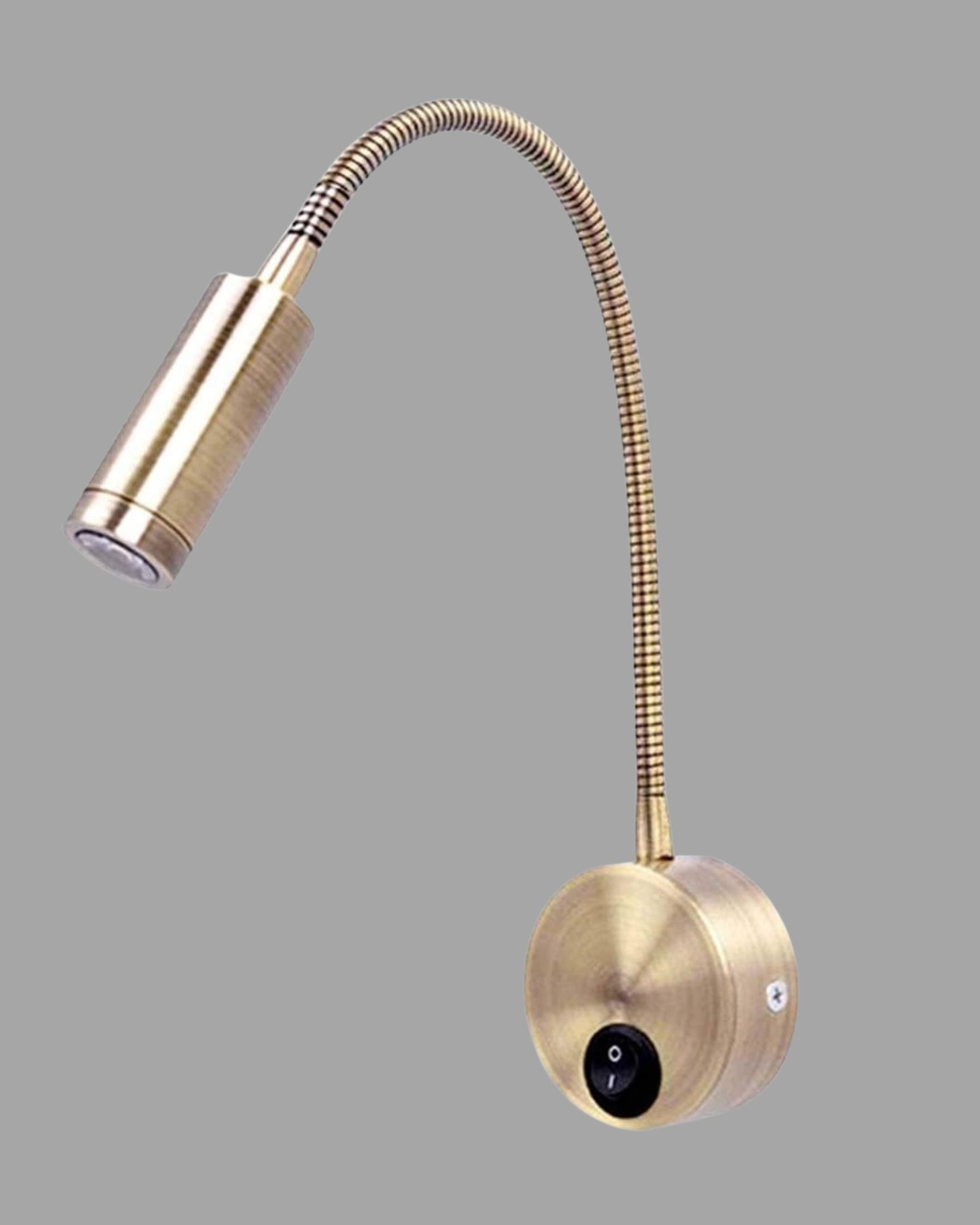 Elegant Gold Gooseneck Wall Light
