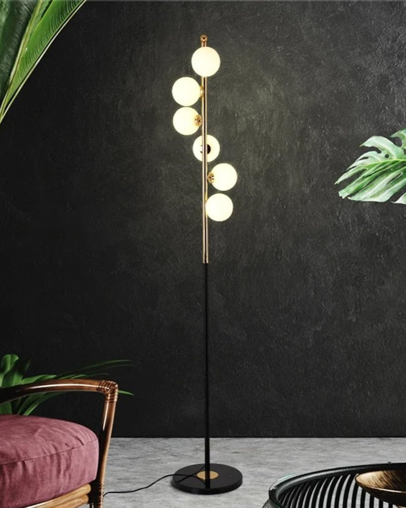 Vertical Globe Cluster Floor Lamp