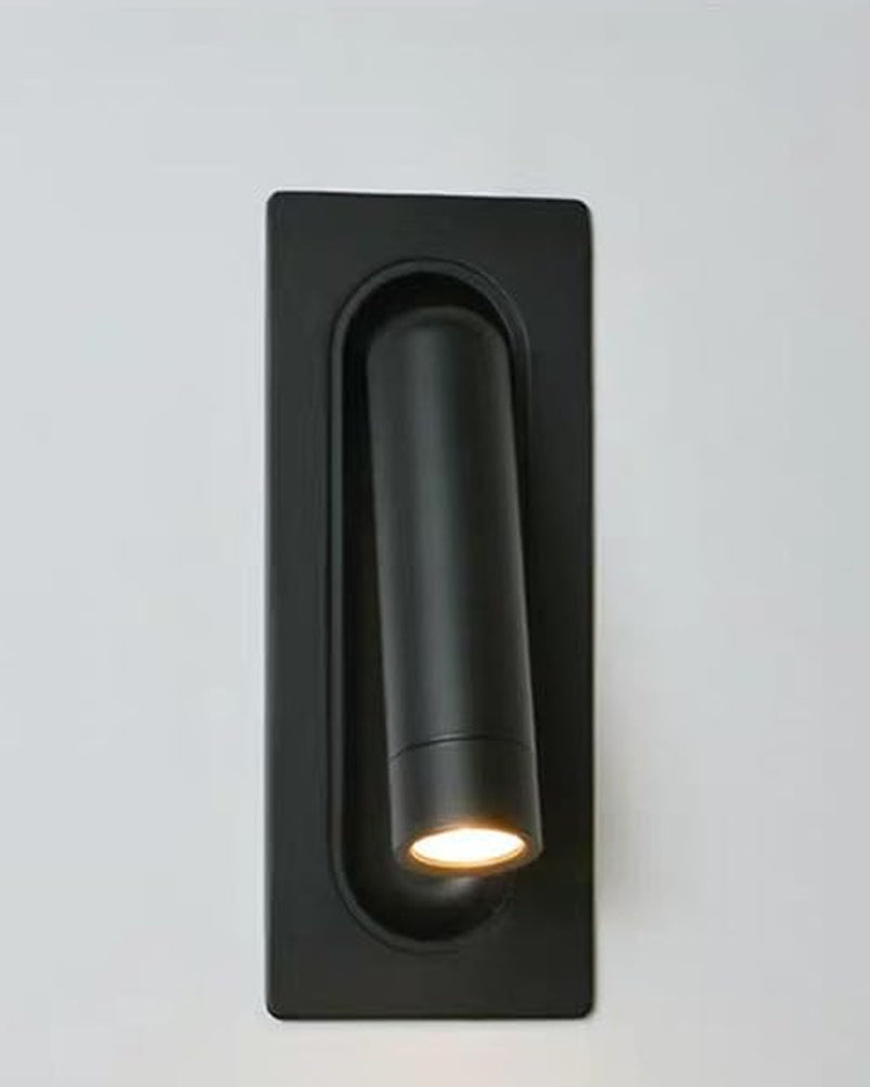 Bedside Wall Light with Spot-6W Black