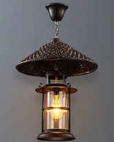 Rustic Lantern Pendant Light