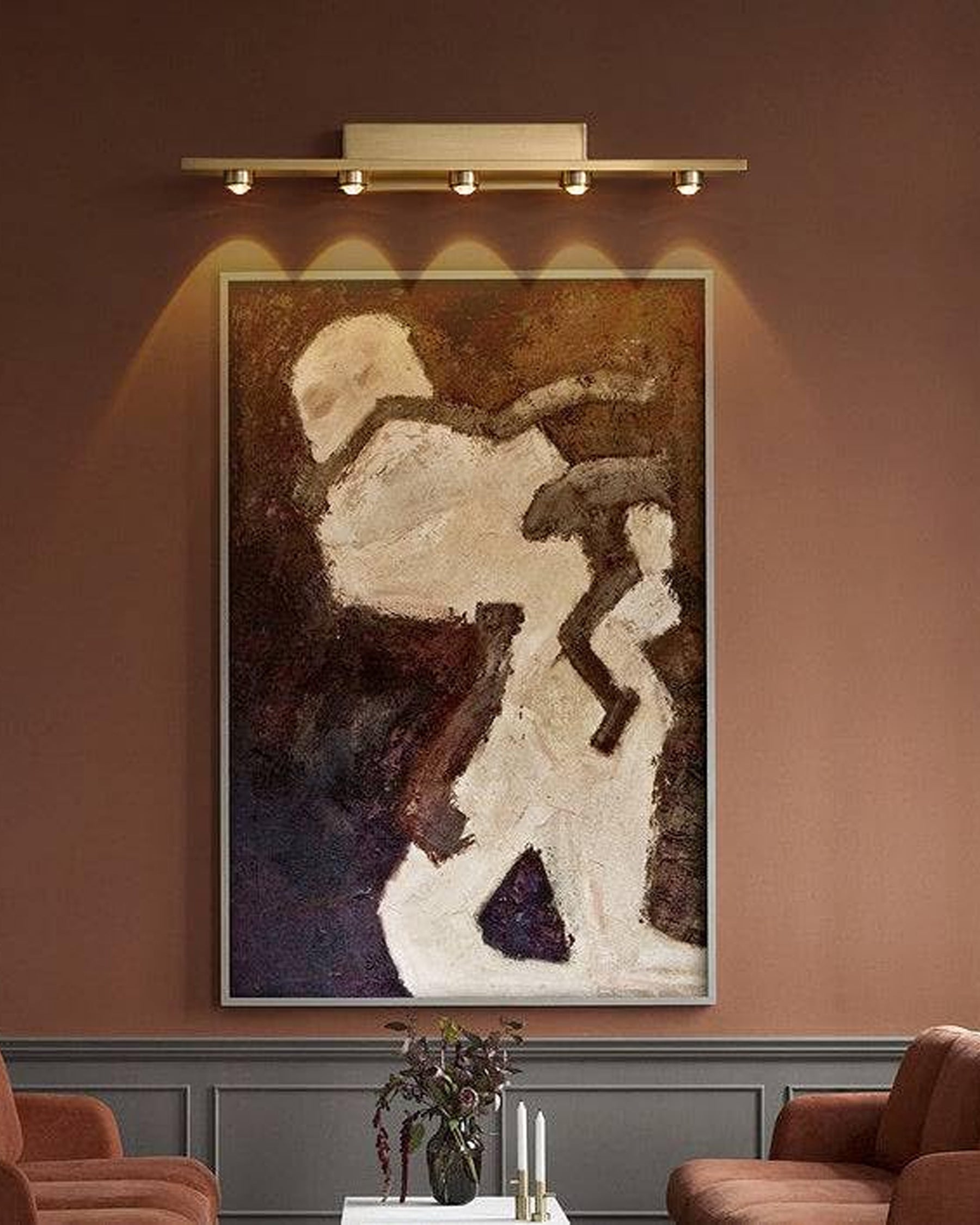 5 Head Mirror Wall Light - The Decor Kart