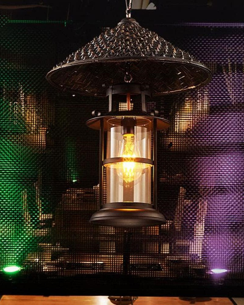 Rustic Lantern Pendant Light
