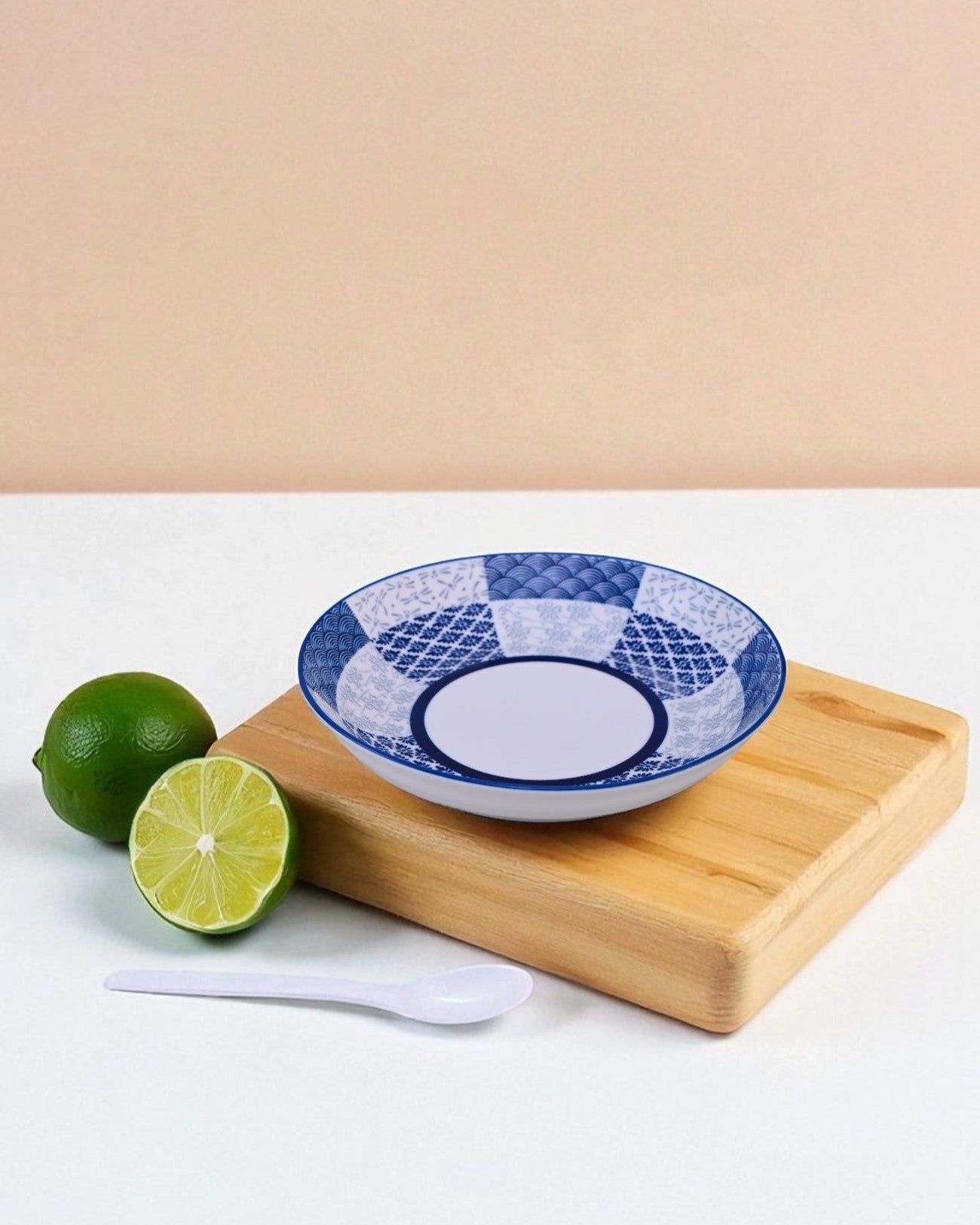 Midnight Mosaic Ceramic Pasta Plate