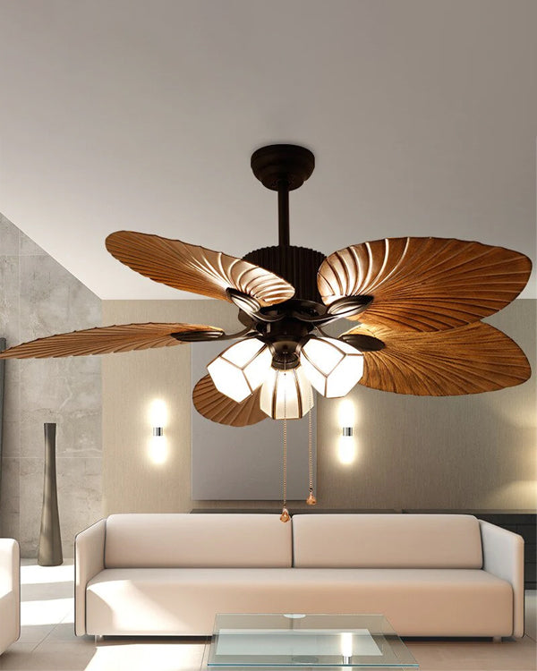 Tropical Palm Leaf Fan - The Decor Kart