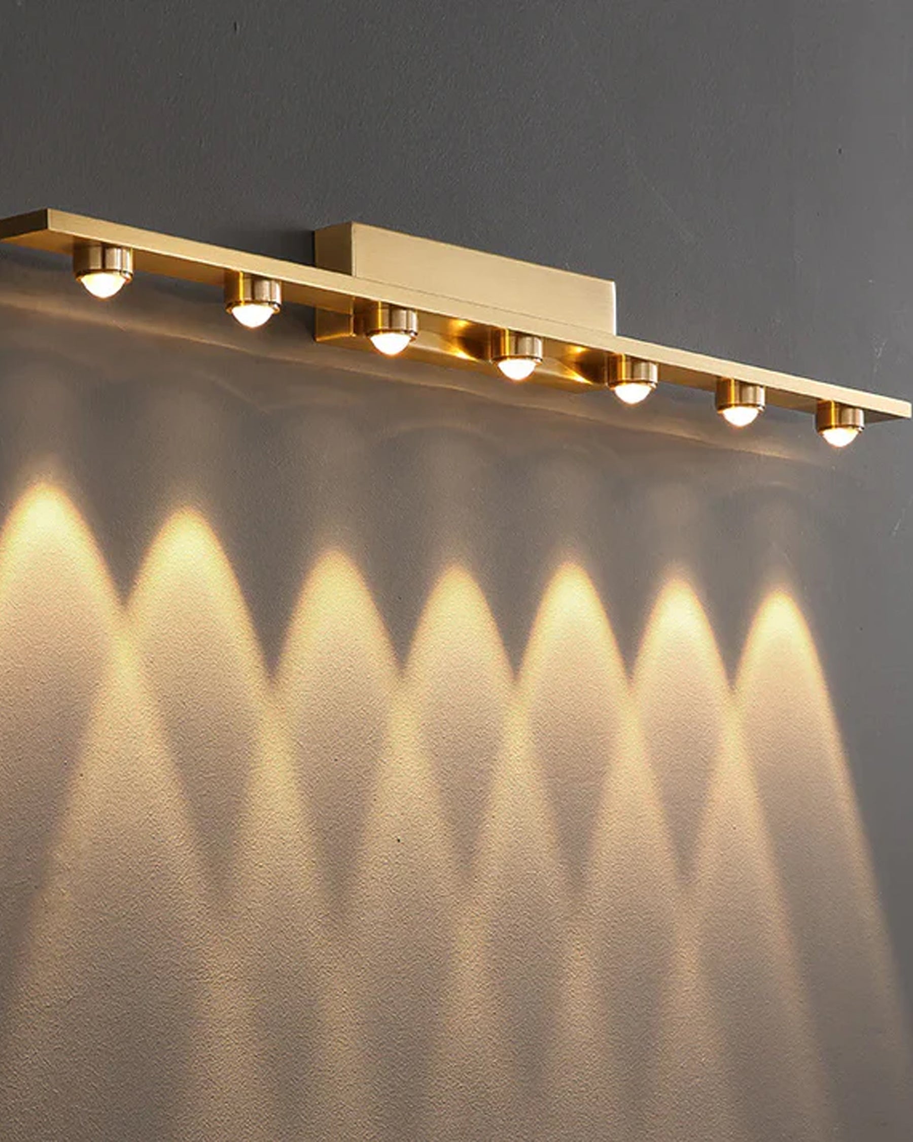 7 Head Mirror Wall Light - The Decor Kart