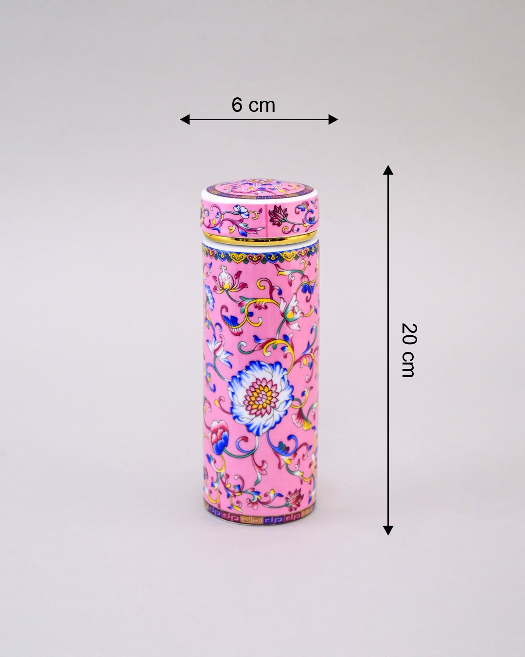 Ceramic Travel Flask - Pink